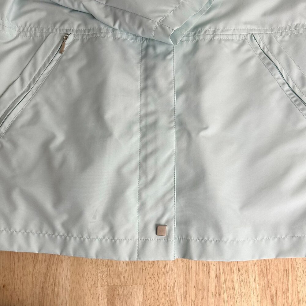 Vintage Fitz-Wright Powder Blue Coat Jacket Pristine! M Rain‎ Light - Picture 8 of 10
